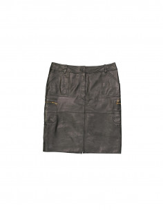 Lanaby's women's real leather skirt