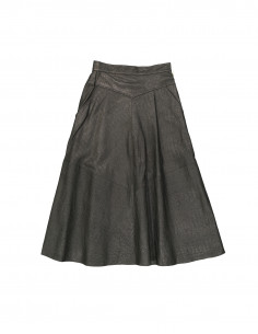 Pelle D'oro women's real leather skirt