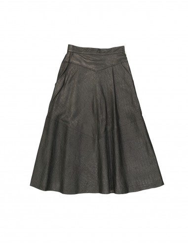 Pelle D'oro women's real leather skirt