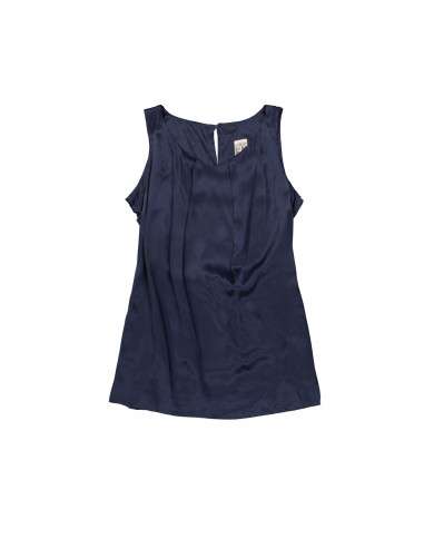 Attendant women's silk sleeveless top