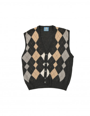 Il Granchio men's wool knitted vest