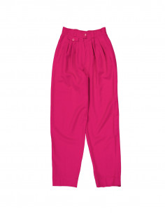 In Flare women's wool pleated trousers