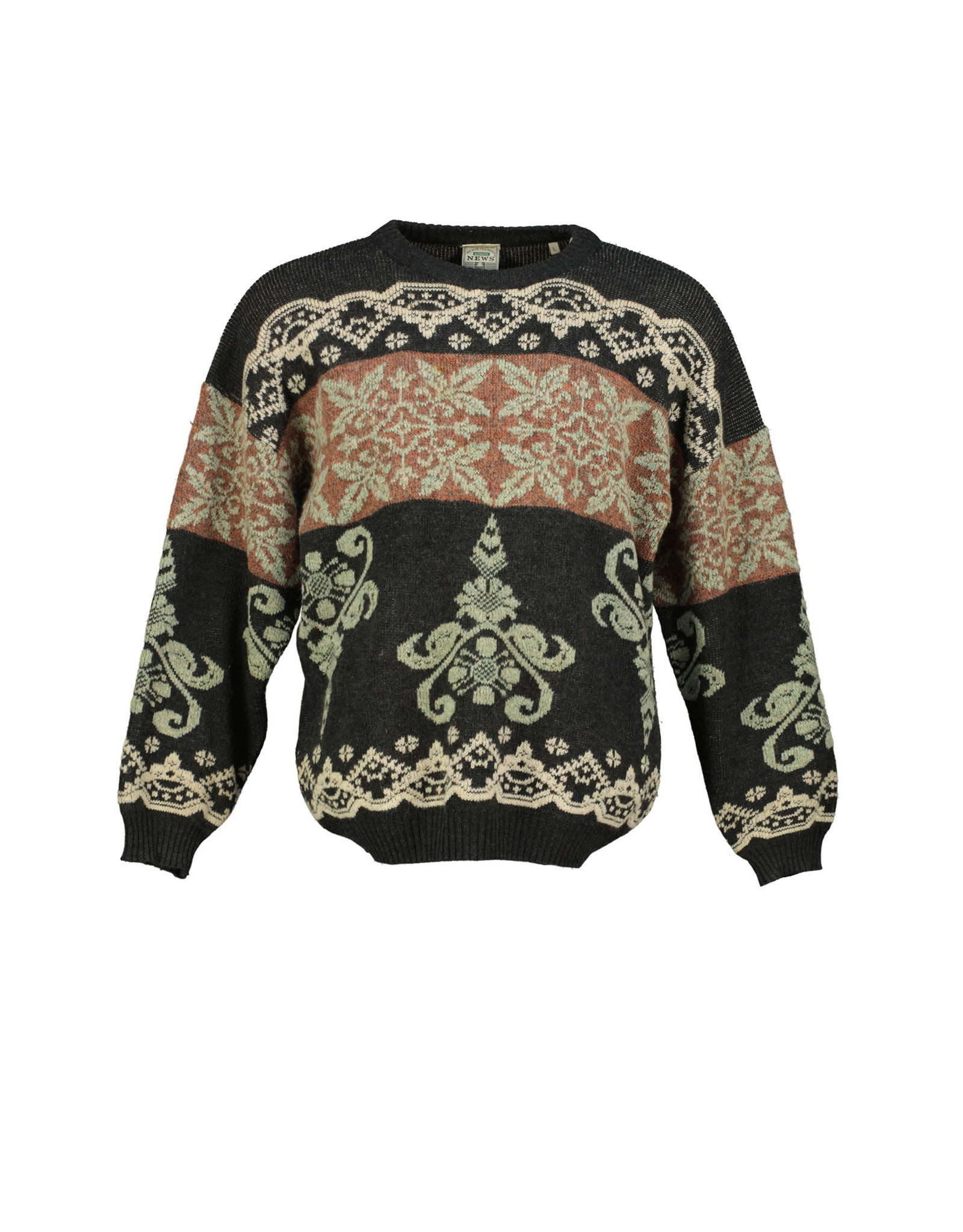 News men's crew neck sweater