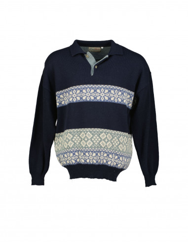 East West men's roll neck sweater