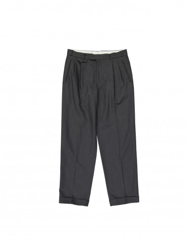 Brax men's wool pleated trousers