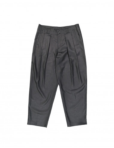 Phonix men's linen pleated trousers