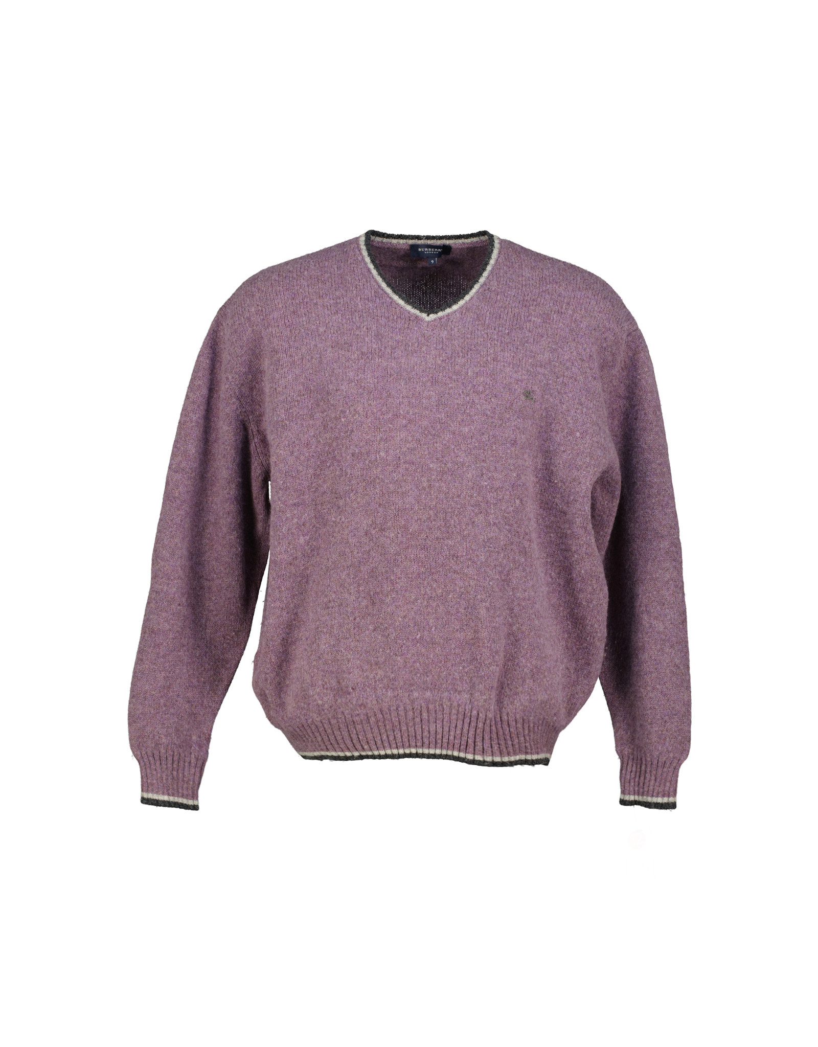 Burberry men's wool V-neck sweater