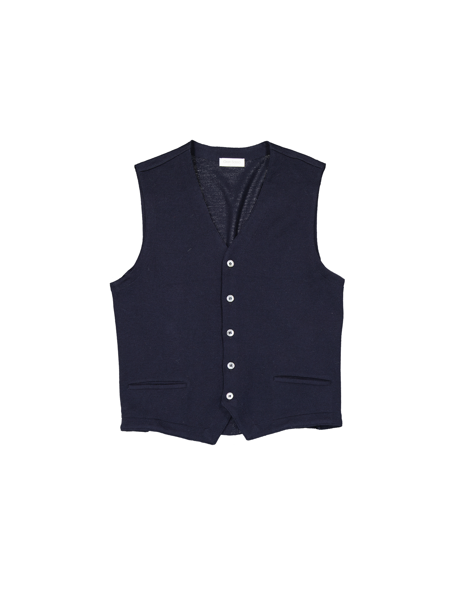 Gran Sasso men's wool knitted vest