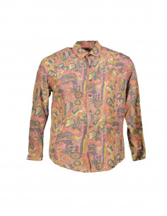 Puccini men's silk shirt