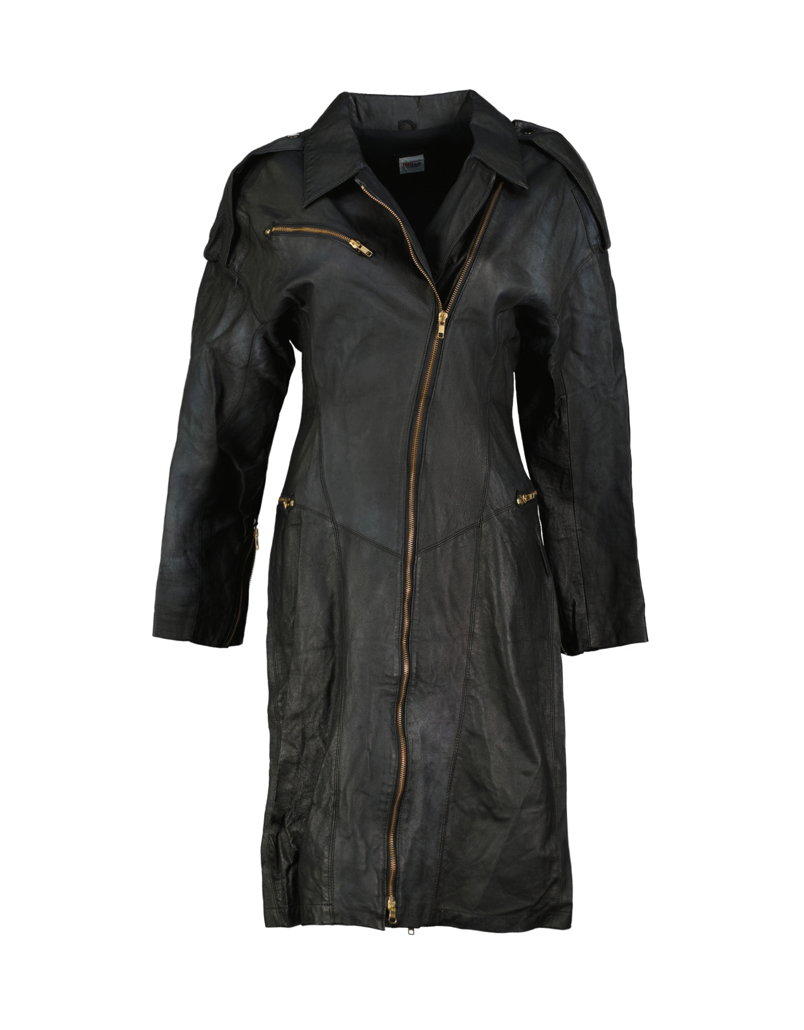 Teen Club women's real leather coat