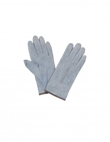 Vintage women's suede leather gloves