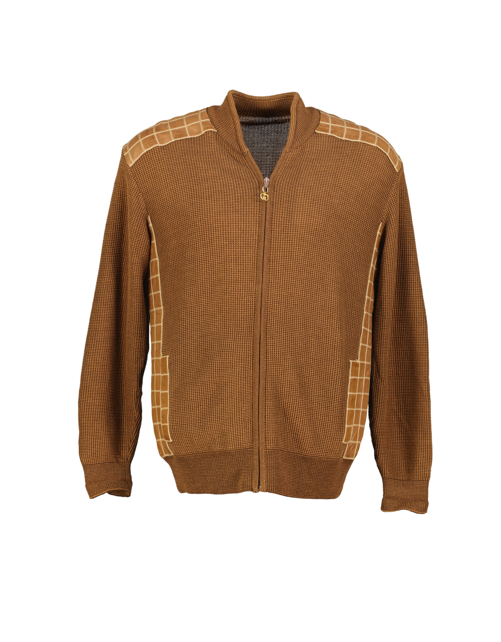 Gucci men's zip-up sweater