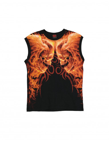 Spiral men's sleeveless top