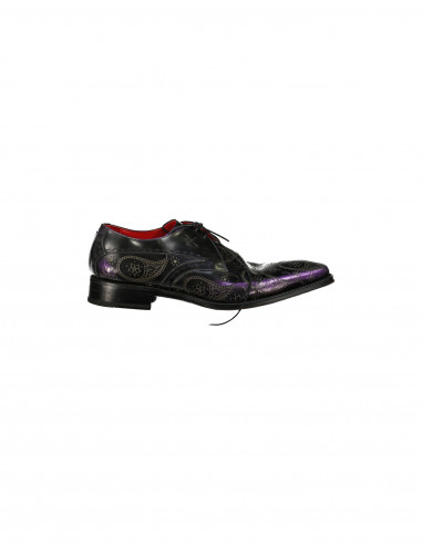 Jeffery West men's real leather flats