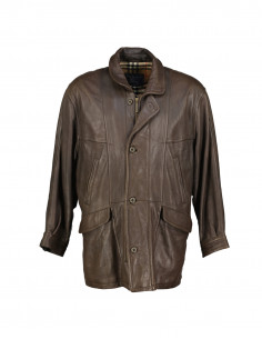 Burberrys men's real leather jacket