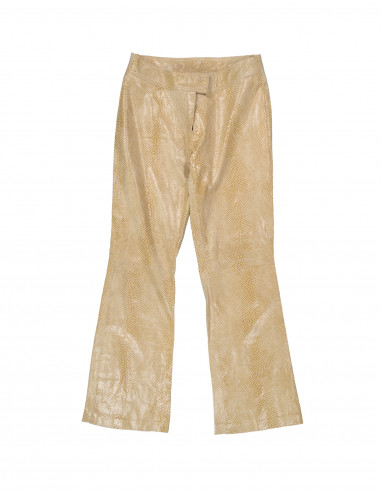 Vero Moda women's suede leather trousers