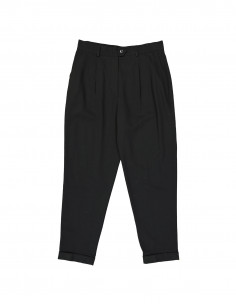 Escada women's wool pleated trousers