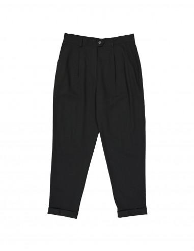 Escada women's wool pleated trousers