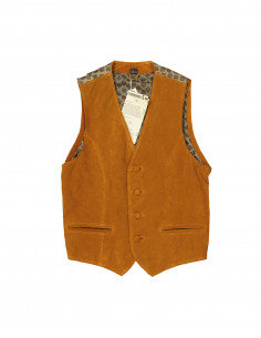 Vintage men's suede leather vest