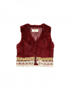 Vintage women's fur vest