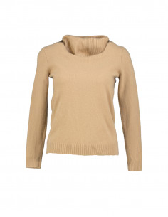 Wool Vers women's cashmere roll neck sweater