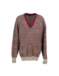 Missoni men's wool V-neck sweater