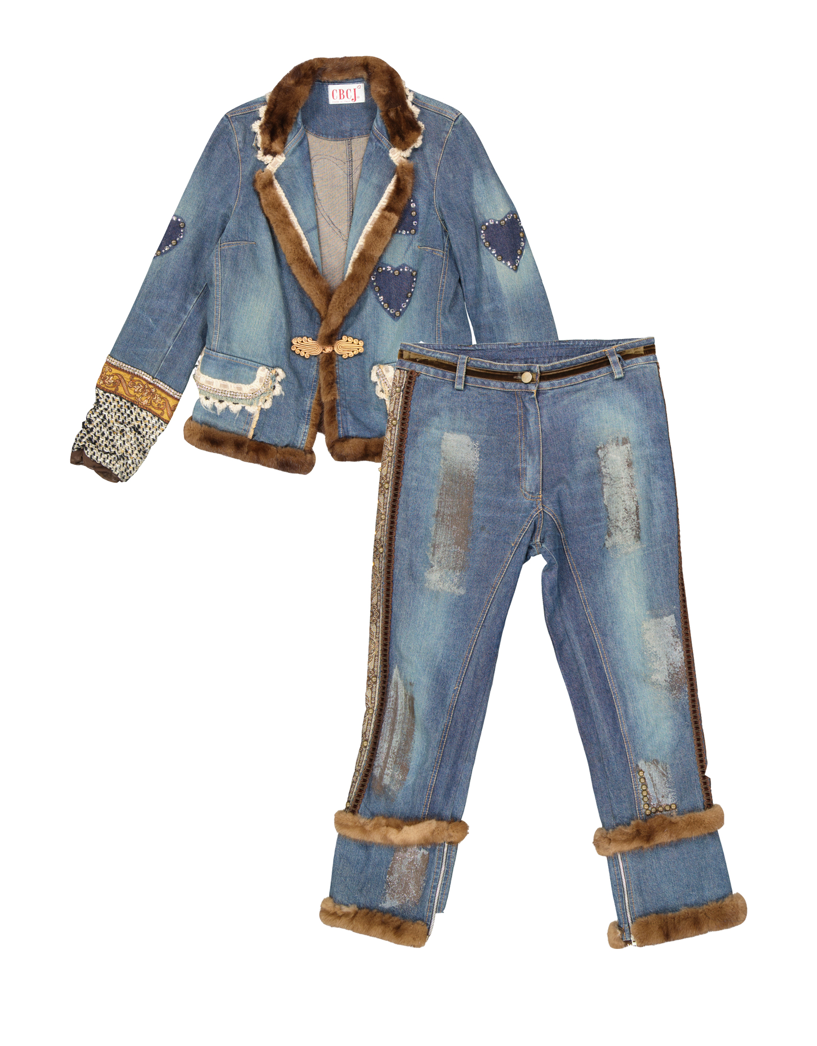 Vintage women's denim set