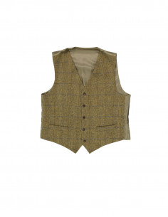 Harris Tweed men's wool tailored vest