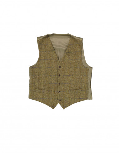 Harris Tweed men's wool tailored vest