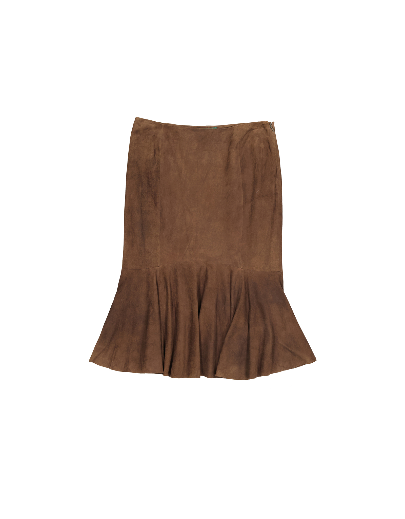 Ralph Lauren women's suede leather skirt