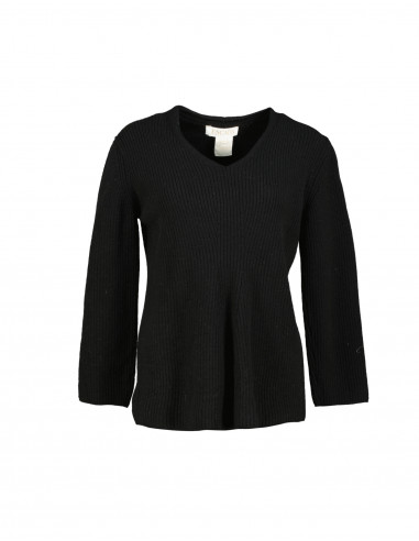 Escada women's wool V-neck sweater