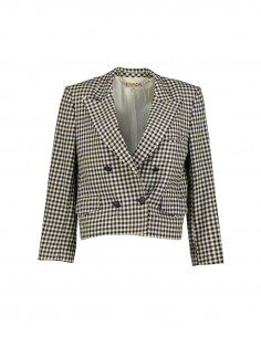 Escada women's wool cropped jacket