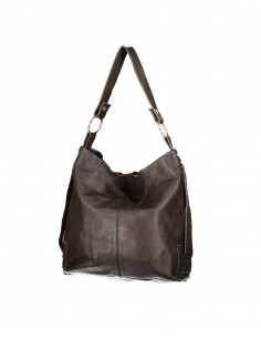 Vintage women's real leather shoulder bag