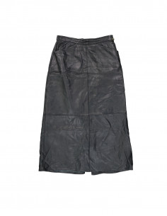 Max Moser women's real leather skirt