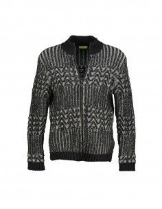 Versace men's zip-up sweater