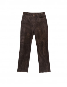 Betty Barclay women's suede leather trousers