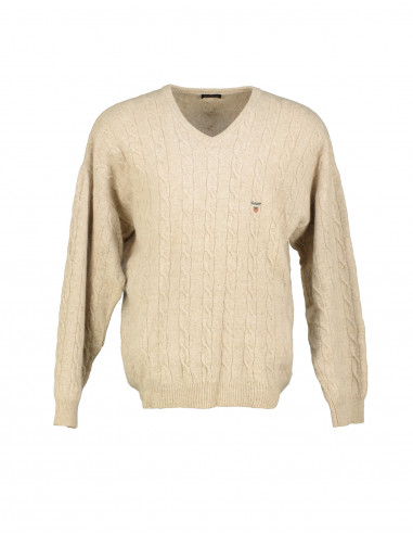 Gant men's wool V-neck sweater