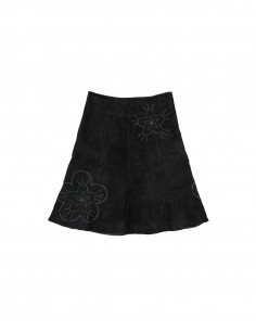 Arma women's suede leather skirt