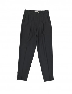 Mani women's wool pleated trousers