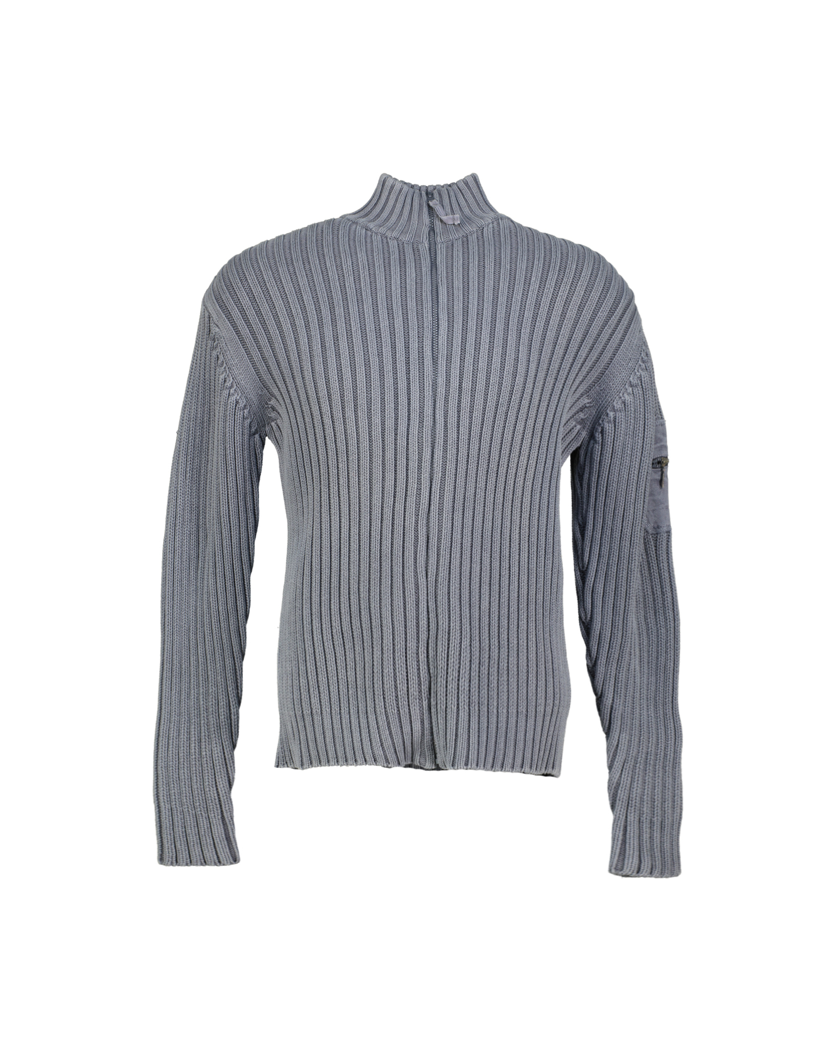 Blanc Bleu men's zip-up sweater