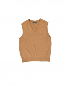 Alan Paine men's cashmere knitted vest