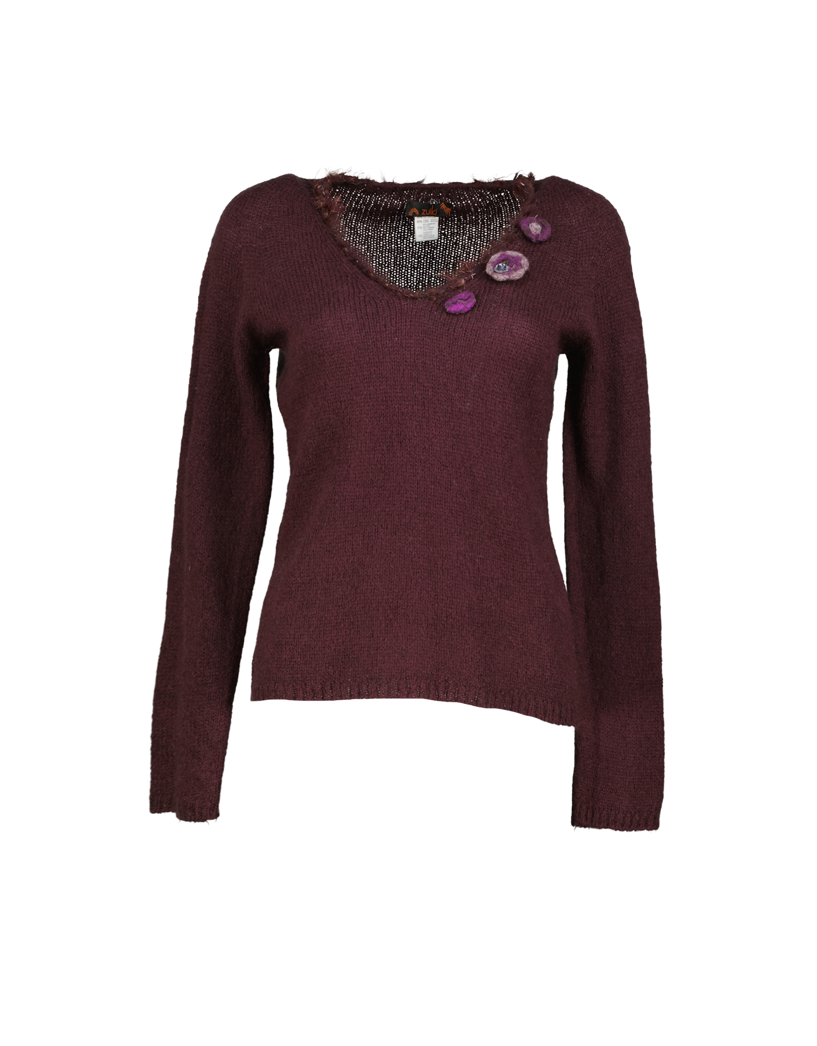 Zuiki women's V-neck sweater