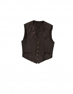 Vintage men's real leather vest