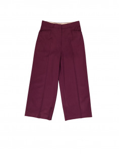 Max Mara women's wool wide leg trousers