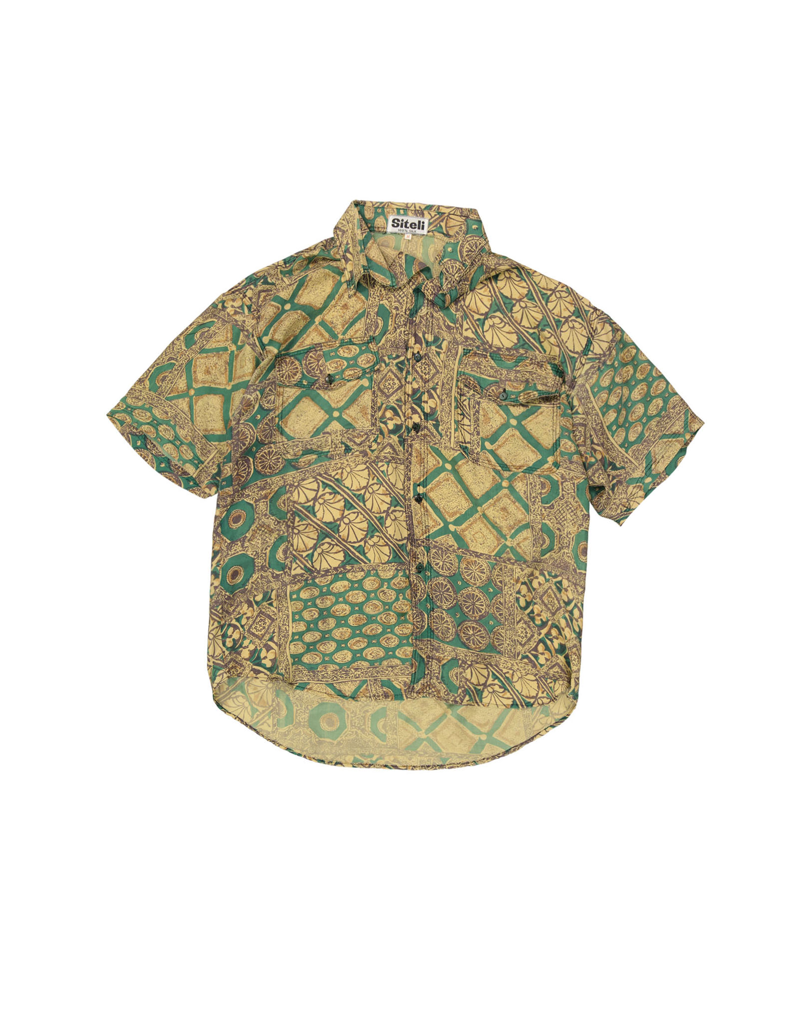 Siteli men's silk shirt