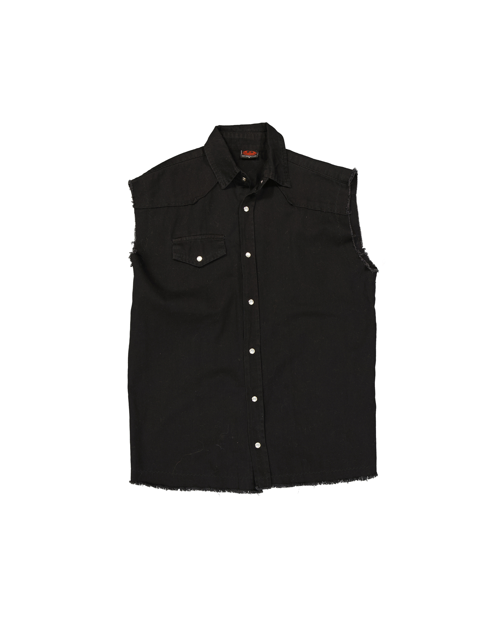 Spiral men's denim vest