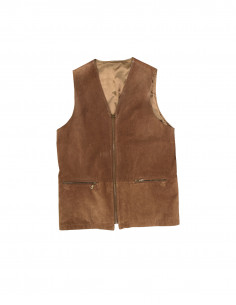 Vintage women's suede leather vest