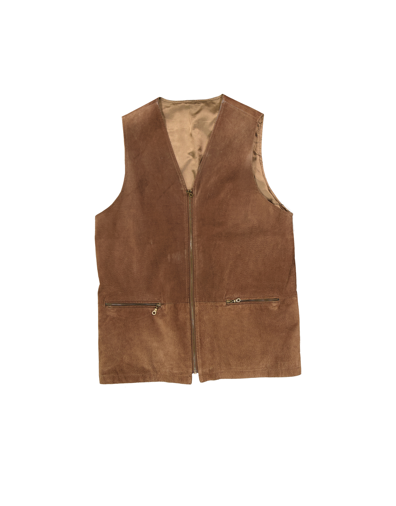 Vintage women's suede leather vest