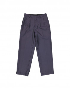 Crocodile men's pleated trousers