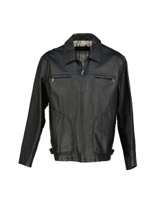 M.I.C. men's real leather jacket